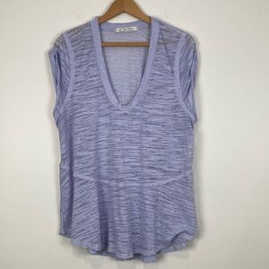 We the Free Baggy T-Shirt Purple Size Medium Free People